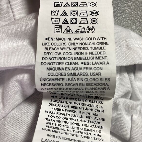 Team USA Olympics Cropped T-Shirt Let The Games Begin Womens Size M White - Picture 8 of 10